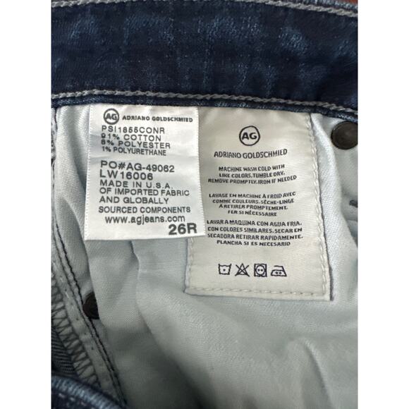 AG Adriano Goldschmied Jeans Womens 26 Prima Ankle Cigarette Skinny Dark Wash - Picture 5 of 5